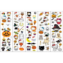 Fashion Cartoon Tattoo Stickers for Halloween Party/Celebration/Festival/Ceremony